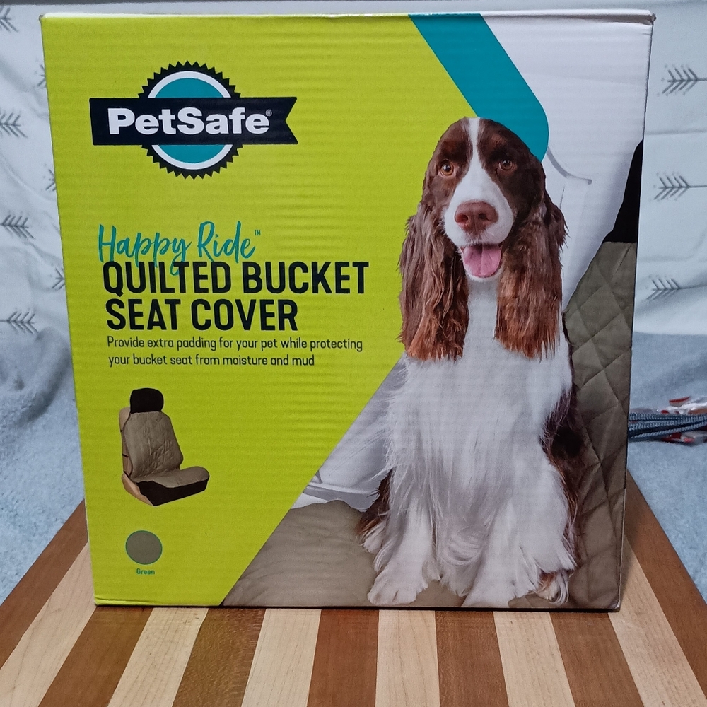 PetSafe Quilted Bucket Seat Cover - Green